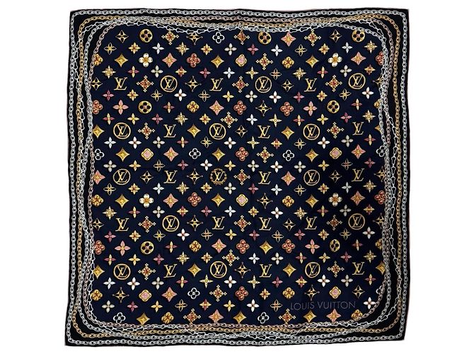 Louis Vuitton LOUIS VUITTON Sciarpa in seta Carre Your Highness da donna Multicolore