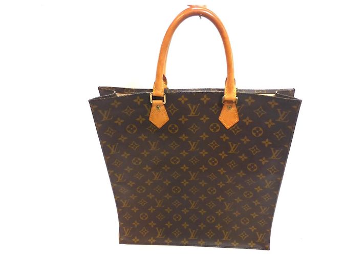 Louis Vuitton Sac Plat Cabas Monogram Marron Monogramme