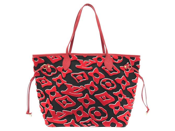 Borsa Louis Vuitton LVxUF Neverfull MM Nero