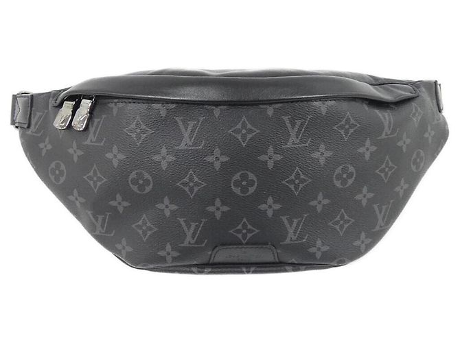 Borsa a tracolla Louis Vuitton Monogram Eclipse Discovery Bumbag Nero
