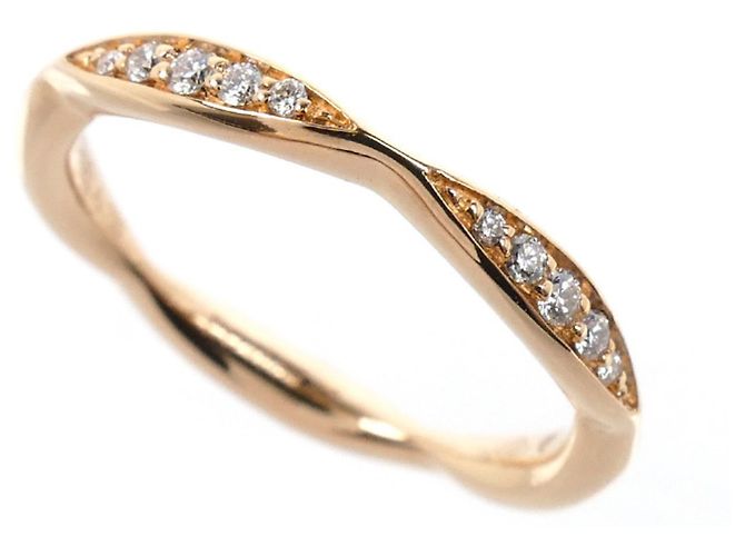 Chanel 18K Roségold Camellia Half Eternity Ring