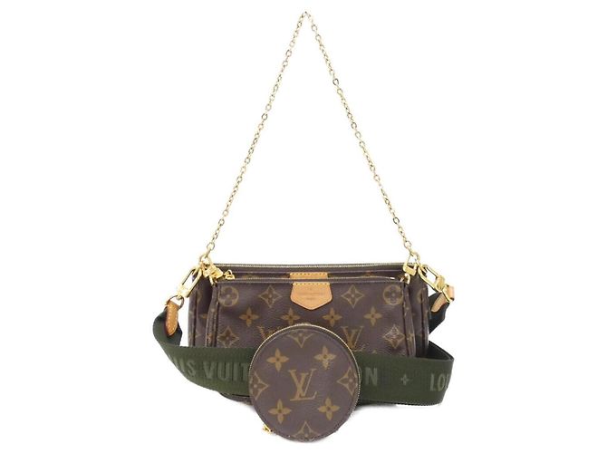 Louis Vuitton Monogram Multi Pochette Accessoires Shoulder Bag Khaki