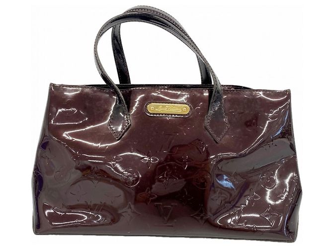 Borsa Louis Vuitton Vernis Wilshire PM M93641 Amarante Bordò