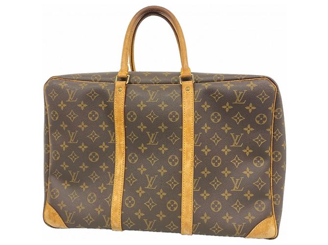 Borsa Louis Vuitton Boston Monogram Sirius 45 Marrone