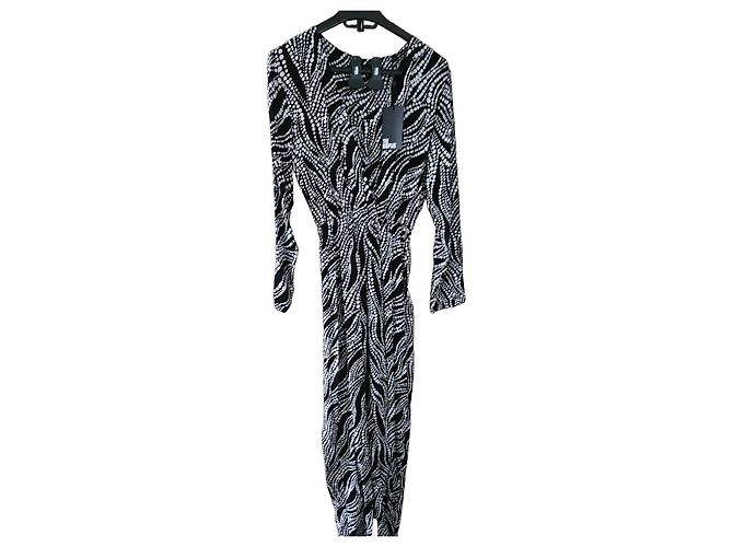 Macacão estampado The Kooples Preto Branco