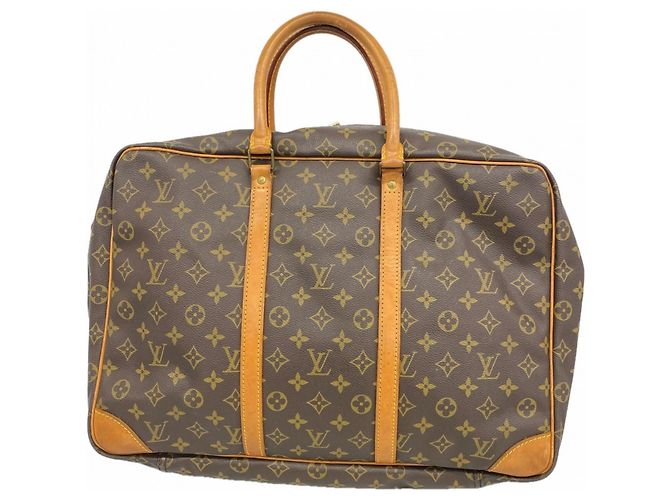 Borsa Louis Vuitton Boston Monogram Sirius 45 Marrone