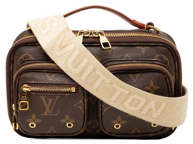 Bolsa Transversal Louis Vuitton Monogram Utility Marrom