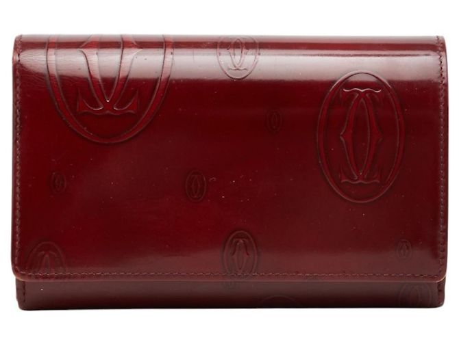 Cartera Larga Cartier Happy Birthday Burdeos