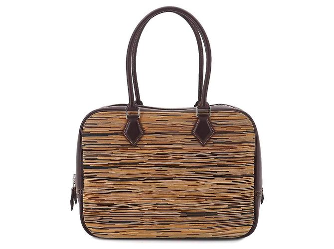 Hermès Borsa Hermes Plume 28 Marrone Multicolore