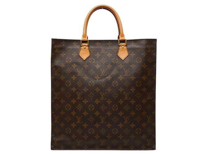 Bolsa Louis Vuitton Monogram Sac Plat Marrom