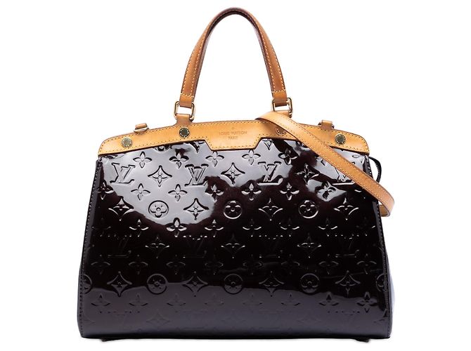 Louis Vuitton Purple Monogram Vernis Brea PM Lila