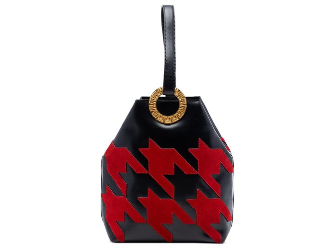 Céline Borsa Celine Black Arc de Triomphe in pelle di vitello Nero
