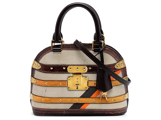 Louis Vuitton Beige Transformed Canvas Time Trunk Alma BB