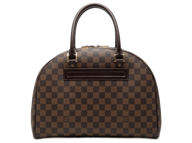 Louis Vuitton Marrón Damier Ebene Nolita Castaño