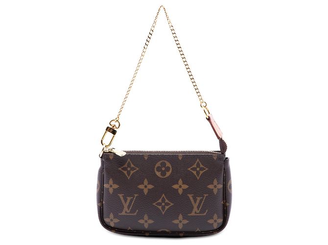 Louis Vuitton Marrone Monogram Mini Pochette Accessoires