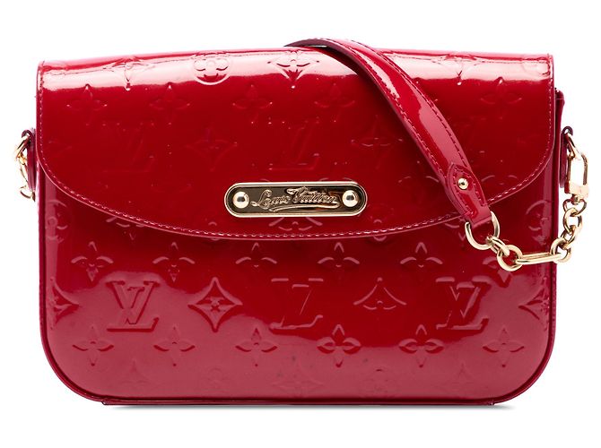 Louis Vuitton Red Monogram Vernis Rodeo Drive Rosso