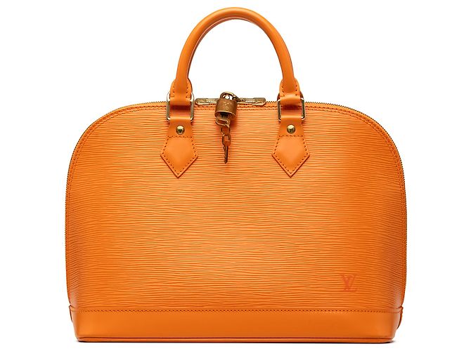Louis Vuitton Orange Epi Alma PM