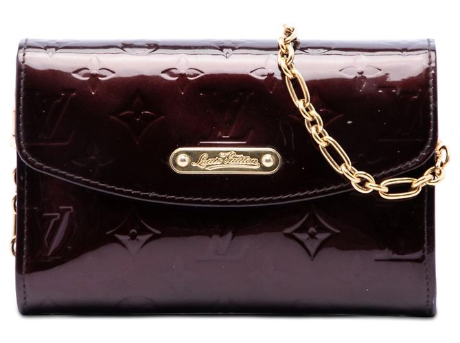 Pochette Bel Air em Monogram Vernis roxo Louis Vuitton