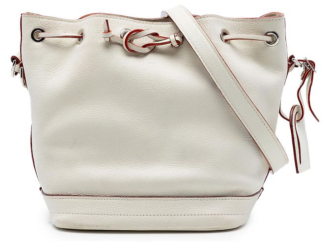 Louis Vuitton White Suhali Noe BB Blanc