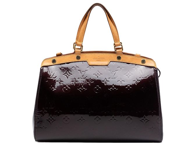 Louis Vuitton Purple Monogram Vernis Brea MM Violet