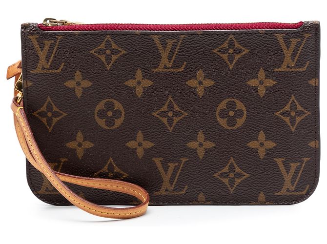 Louis Vuitton Brown Monogram Neverfull PM Pouch