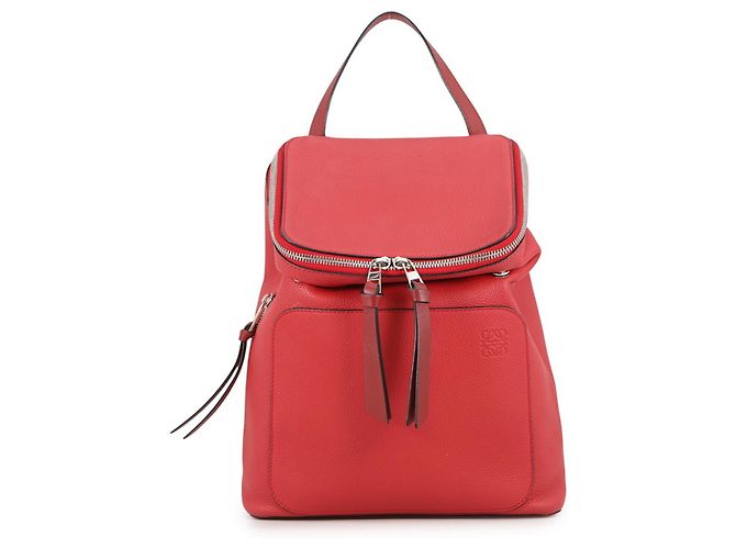 Bolsa de mão em couro Loewe Goya Small Vermelho