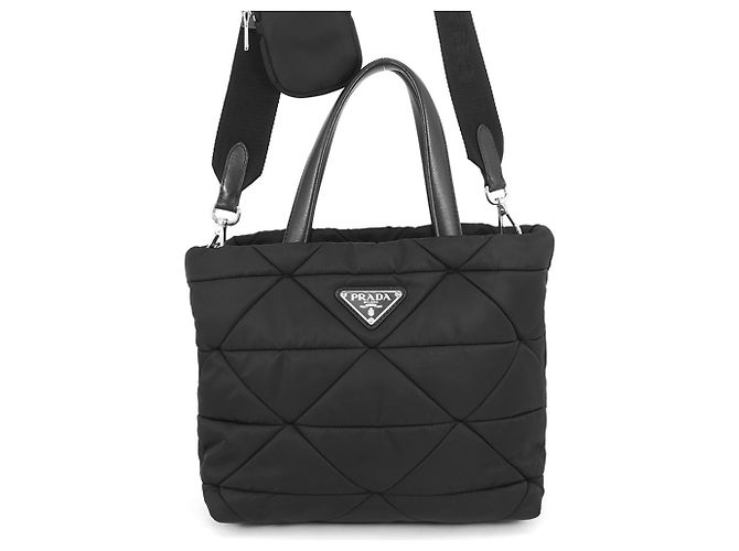 Tote Sac cabas Prada Small Padded Re-Nylon Noir