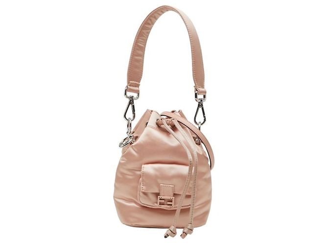 Borsa a mano e a tracolla Fendi Montresor Mini Rosa