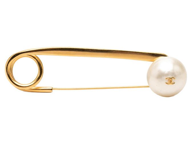 Spilla Vintage Chanel Coco Mark D'oro