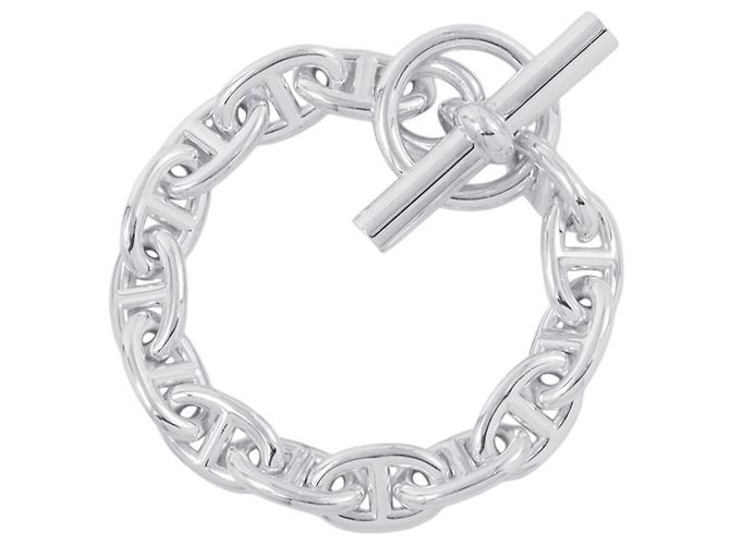 Hermès Bracciale Hermes Chaine d'Ancre PM Argento 