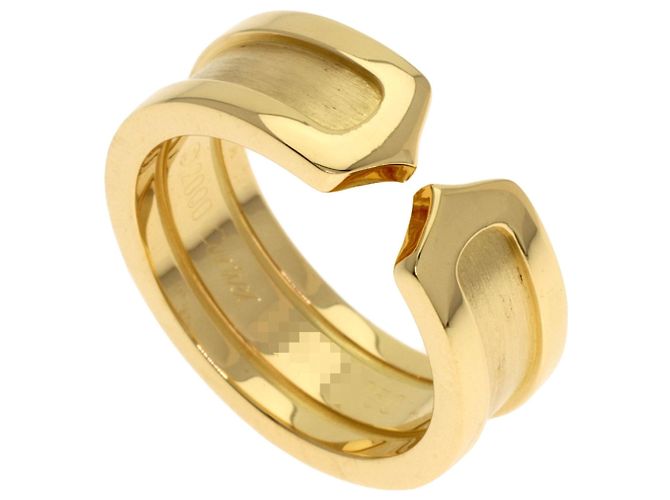 Anello Cartier C2 #48 in oro giallo 18K D'oro