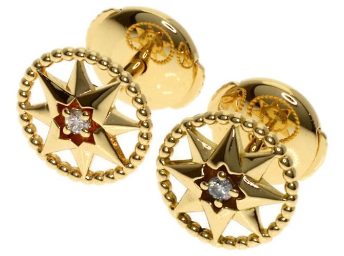 Orecchini Christian Dior Dior Rose des Vents Diamond D'oro