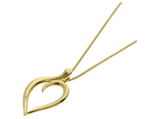 Collar Leaf Heart Tiffany & Co. Dorado