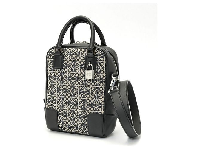 Sac à main Loewe Amazona 15 Navy Black Noir