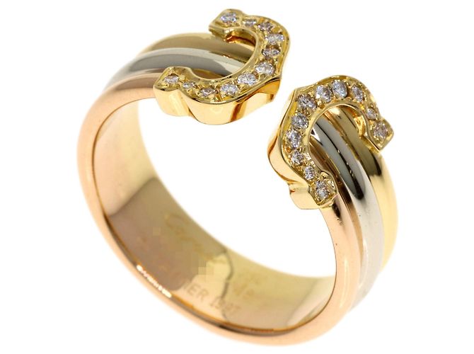 Anello Cartier 2C SM con diamante