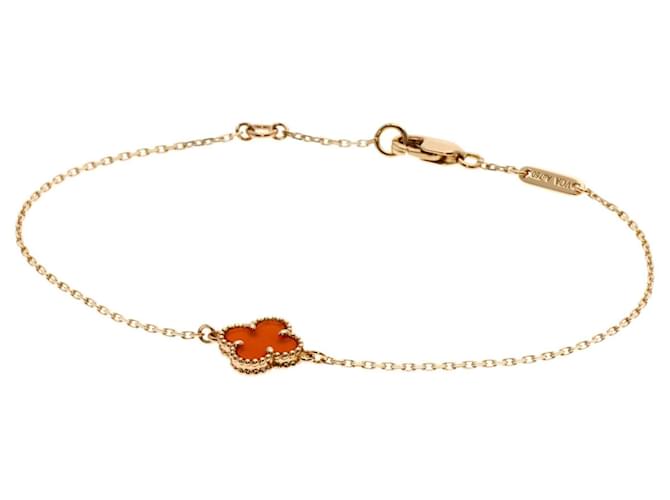 Van Cleef & Arpels Sweet Alhambra Armband aus Karneol 