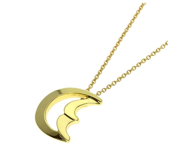 Collar Tiffany & Co. Crescent Moon Dorado