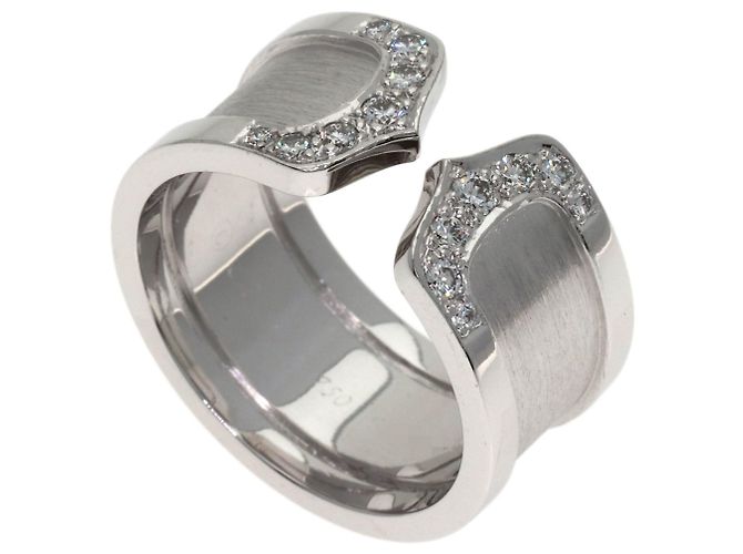 Cartier 2C Ring LM Diamant in 18K Weißgold Golden
