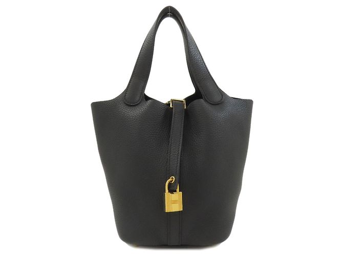 Hermès Borsa Hermes Picotin Lock PM Nero 
