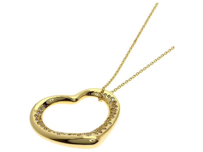 Collar Open Heart de Diamantes Tiffany & Co. Dorado