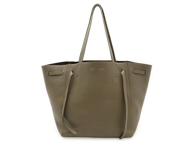 Céline Celine Phantom Small Leder Tote Bag Grau 