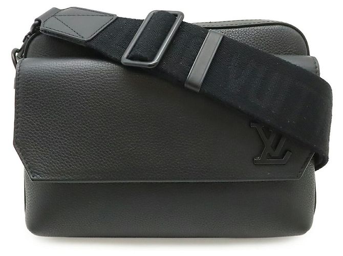 Louis Vuitton Aerogram Fastline Messenger Bag Schwarz