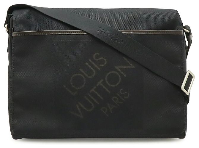 Borsa Messenger Louis Vuitton Damier Geant Nera Nero