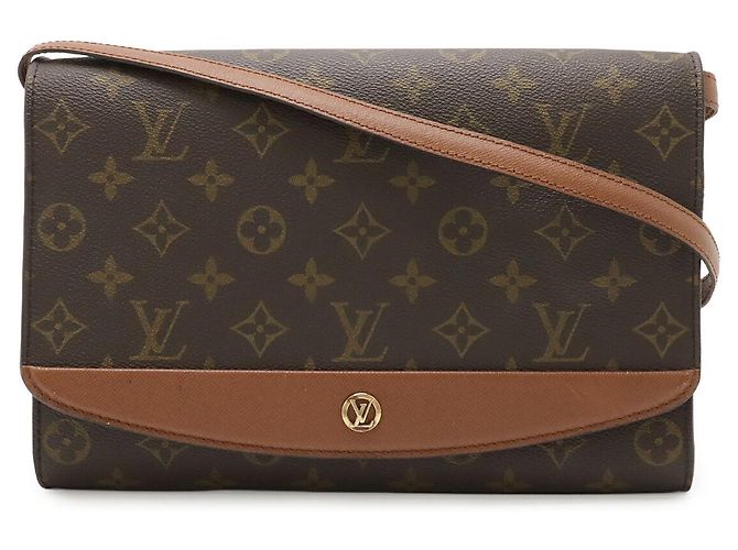 Bolsa de Ombro Louis Vuitton Monogram Bordeaux Marrom