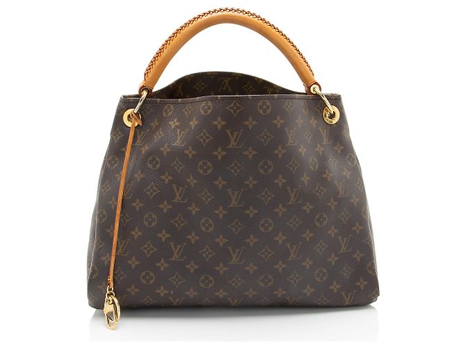 Bolsa de Ombro Louis Vuitton Monogram Canvas Artsy MM Marrom