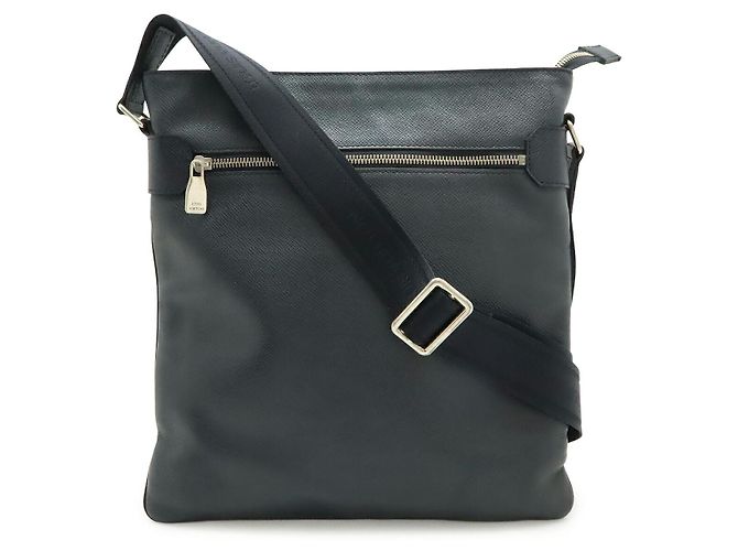Borsa a Spalla Louis Vuitton Taiga Sasha Blu