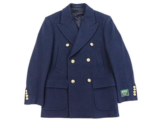 Abrigo de lana Gucci Azul Azul marino