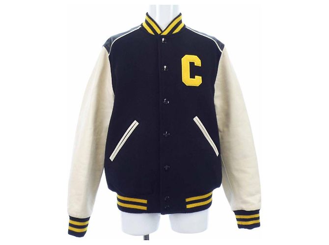 Céline Stadium Jacket CELINE 2V56D896C Schwarz Beige