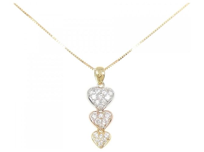 Autre Marque Collana Cuore di Diamanti Au750 D'oro