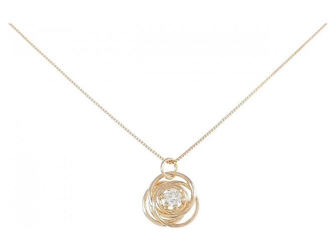 Autre Marque Collana con Diamanti Au750 Rosa